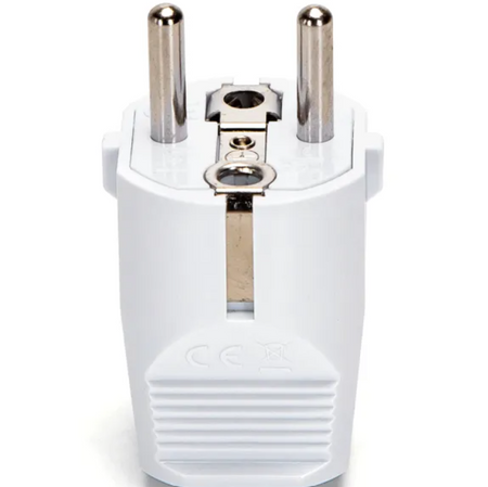 Wtyczka prądowa typu niemieckiego 16A biała
