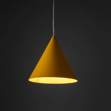 Lampa wisząca CONO Yellow 1xE27 S