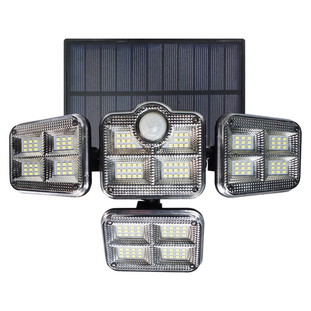 Naświetlacz Solarny LED Flexi Poczwórny z czujnikiem ruchu