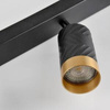 Lampa ścienno-sufitowa ARRAS 6 czarno-złota GU10