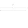 Nowodvorski Kinkiet obrazowy czarny PIN LED L 