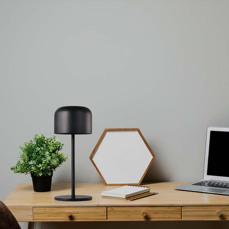 Lampka Biurkowa Nocna V-TAC 1,5W LED 21cm Ładowanie Ściemnianie Czarna 