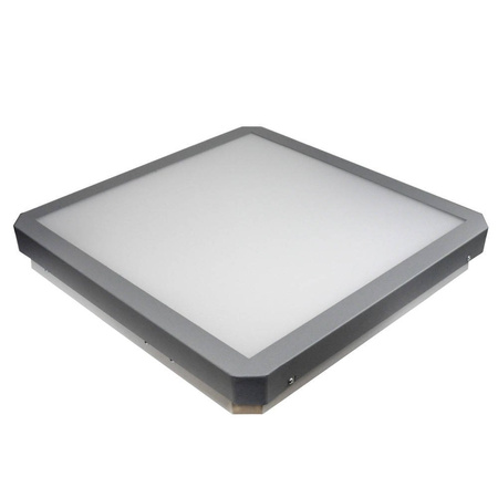 Plafon LED 38W 4000K IP20 antracyt lampa 40x40