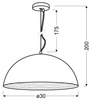 Lampa sufitowa wisząca candellux amalfi 31-26385 e27 miedziany
