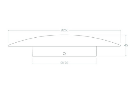 Kinkiet Ścienny LED 18W z Aluminium Złoty Iris