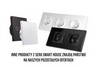Gniazdo z bolcem SMART HOUSE czarne do ramki
