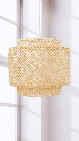 Lampa wisząca BOHO bambusowa 40cm DMT58