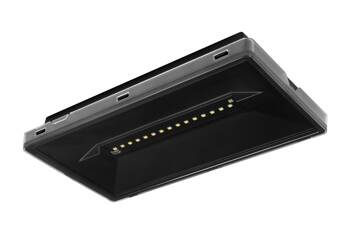 Oprawa awaryjna VELLA LED SCHA 400 SA 2H CT IP65 [BLK] / soczewka korytarzowa do pomieszczeń wysokich, asymetryczna / 93841