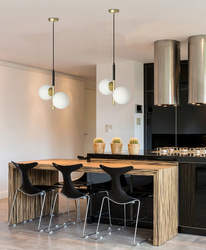 Lampa wisząca czarny mat/złota 2xE14 Duo 32-01269