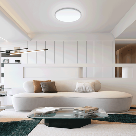 Plafon LED 18W IP54 CCT okrągły biały
