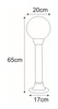 Lampa ogrodowa stojąca K-ML-OGROD 200 0.4 KL. PRYZMAT z serii AS