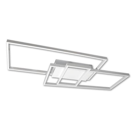 Plafon lampa LED Galaxis Vela 90W 83x36x8 cm biały prostokątny + pilot