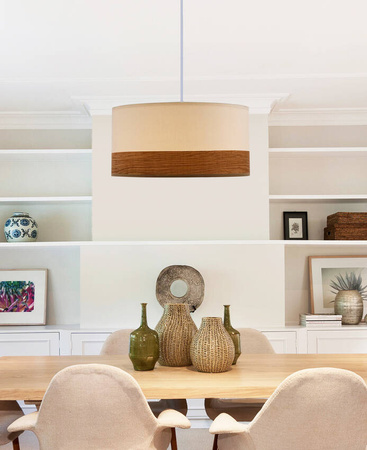 Bianco lampa wisząca biały 1x40W E27 