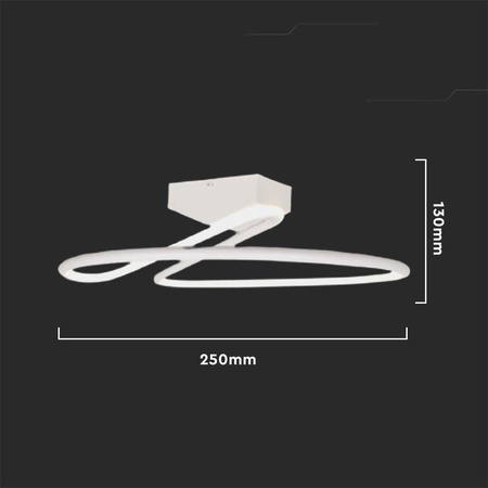 Oprawa Sufitowa V-TAC 20W LED Biała VT-7763 4000K 2130lm