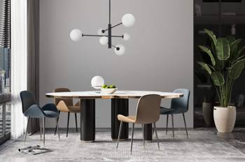 Light prestige Dorado 6 wisząca czarna LP-002/6P BK