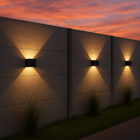 Kinkiet Solarny elewacyjny Wings 50lm ciepła 3000K