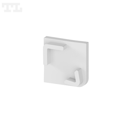 Komplet zaślepek bocznych szarych P3-6 do osłonki C17 (1 szt. z otworem, 1 szt bez otworu) (nr kat 7703601)