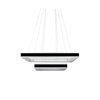 Oprawa Zwieszana LED V-TAC 100W Soft Light Chandelier Ściemnianie Czarny VT-101-2D-B-N 3000K 6300lm 3 Lata Gwarancji