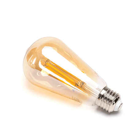 Żarówka LED Filament Bursztynowa ST64 E27 20W