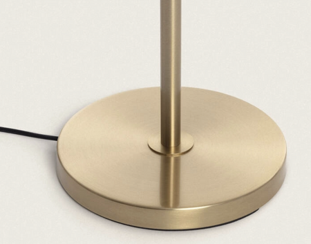 Lampa Podłogowa z Metalu i Szkła Moonlight Brass Round 3-pkt.