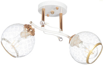 Lampa sufitowa klasyczny żyrandol kryształki Cristal  2xE27