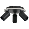 Light prestige Parma 3 plafon okrągły czarny LP-0612/3C Round BK