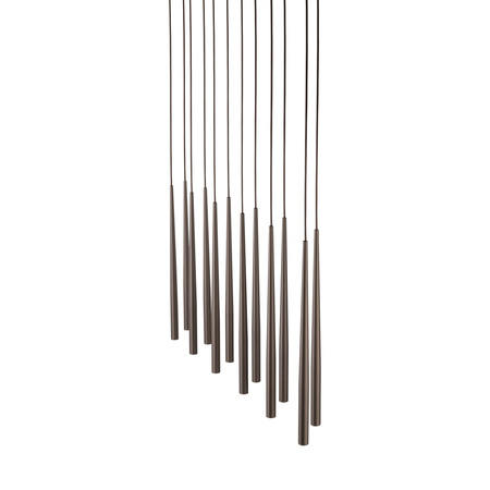Tk Lighting PIANO BROWN lampa wisząca 12xG9