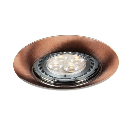 Oprawa OZZO DINA 111-AN okrągła stała metal miedź