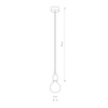 Nowodvorski Lampa wisząca biała SILICONE