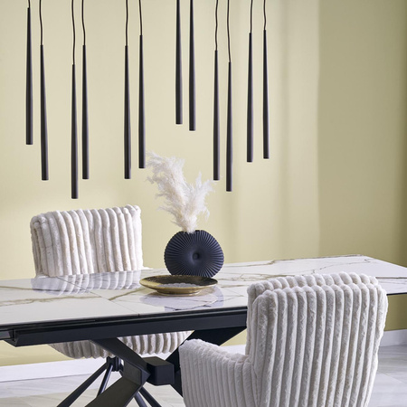 Tk Lighting PIANO BLACK lampa wisząca 12xG9