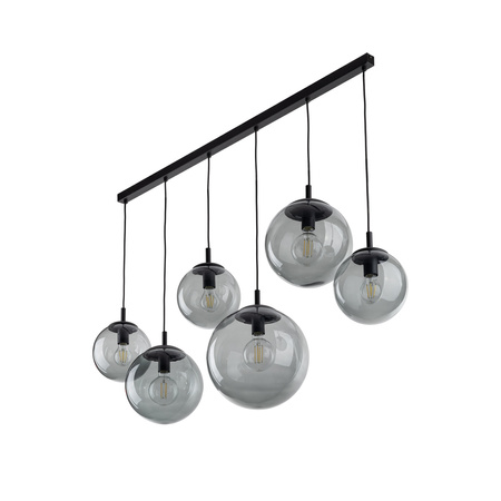 Lampa wisząca ESME Graphite 6xE27 listwa