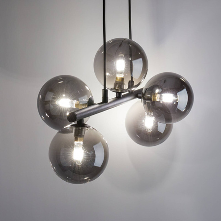 Lampa wisząca ESTERA Black 5xG9