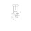 Nowodvorski Lampa sufitowa metalowa czarna miedź MANUFACTURE 
