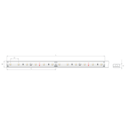 Kluś Taśma LED KWP-RED-1210-24, lm/m, 4.8 W/m, IP65