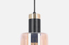 Wyjątkowa lampa wisząca z bursztynowym kloszem K-5255 z serii ALTO