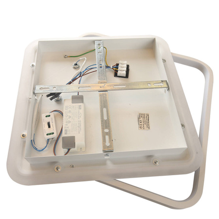 Light prestige Parma 2 plafon kwadratowy biały LP-0612/2C Square WH