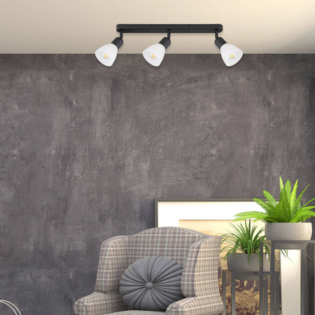 Light prestige Malta 3 spot czarna LP-877/3W BK
