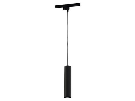 Lampa wisząca szynowa 1- fazowa 30cm czarna 12W Led 4000K