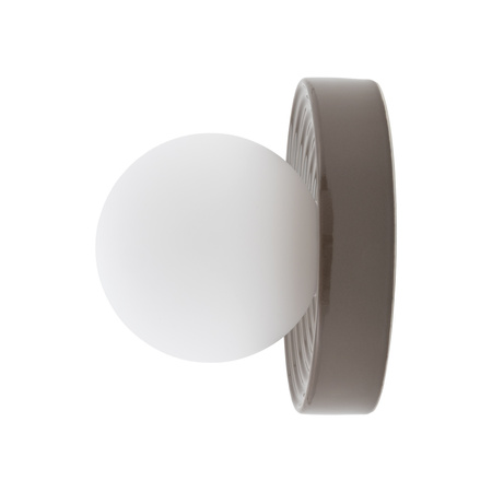 Kinkiet ceramiczny CLAY M 1xG9 brązowy Nowodvorski 11747