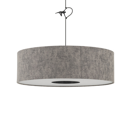 Lampa wisząca LAGO L szara tkanina 65cm Nowodvorski 11675