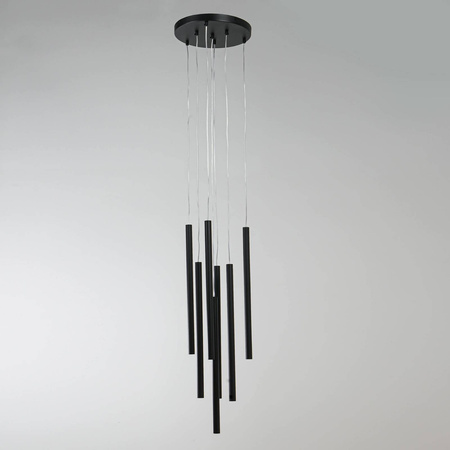  Lampa wisząca Lungo 7xG9 czarna