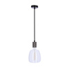 Zawiesie metalowe czarne lampa wisząca oprawa E27 31-04901