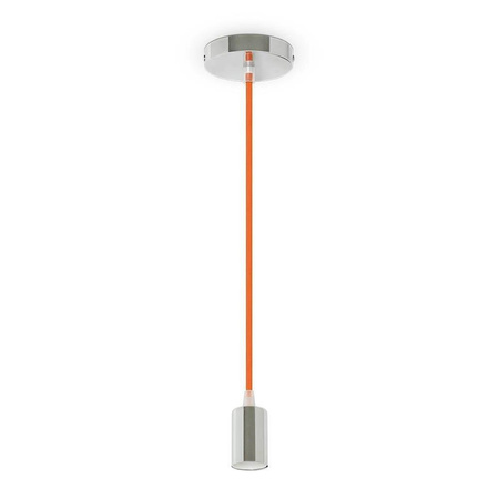 Oprawa Zwieszana V-TAC Chrom Metal Pomarańczowy przewód VT-7338-O 5 Lat Gwarancji