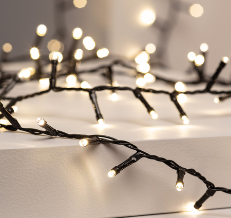 Lampki choinkowe  LED Girlanda świetlna czarna 35m długa IP44