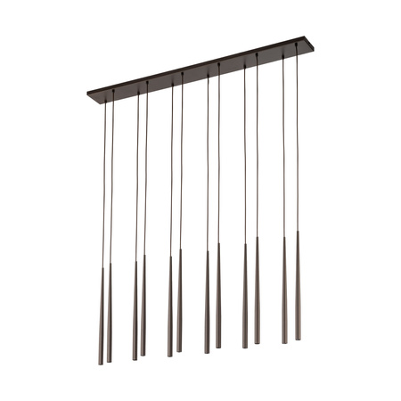 Tk Lighting PIANO BROWN lampa wisząca 12xG9