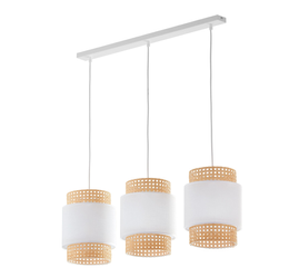Lampa wisząca  Boho White 3xE27 listwa