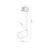 Tk Lighting TRACER TRÓJOBWODOWY TOP WHITE LONG 1xGU10