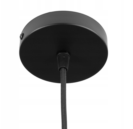 Szklana lampa wisząca bursztynowa E27 nowoczesna