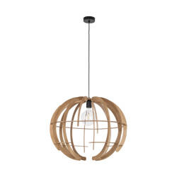 Lampa wisząca VENUS Wood 1xE27 L