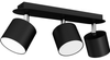 Lampa sufitowa DIXIE BLACK 3xGX53 czarna
